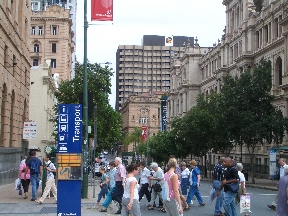 Fußgängerzone in Brisbane